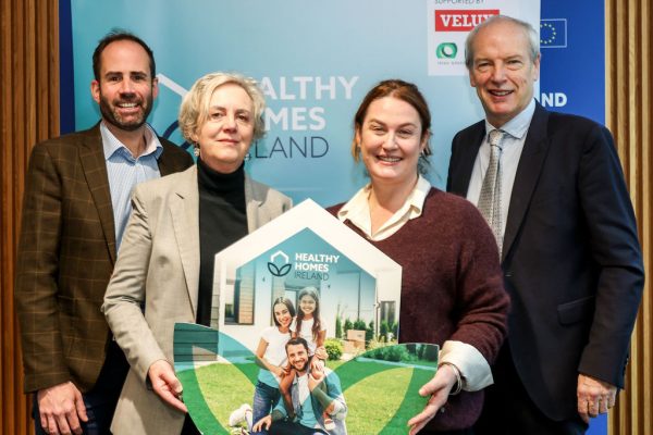 Dublin, 3rd December 2025 — Healthy Homes Ireland today brought together leading Irish and European experts in housing, public health, engineering, construction and the environment for its latest Forum at Europe House, Dublin. 

Pictured at the event are Susan Vickers, Chair of Healthy Homes Ireland, along with keynote contributors Ali Grehan, Dublin City Architect and Chair of the Irish Green Building Council, and John O’Connor, former Chair of the Housing Commission. As part of the event, Matthew Baldwin, Head of the European Commission’s Housing Task Force, and Eamon Ryan, former Minister for the Environment, Climate and Communications, presented remotely.

Healthy Homes Ireland is a partnership initiative of the Irish Green Building Council (IGBC) and VELUX, established in 2021 to raise awareness of the links between indoor environments, health, and housing quality in Ireland.

Today’s Forum builds on Healthy Homes Ireland's ongoing work to ensure that housing policy and industry practice in Ireland improve residents’ quality of life while meeting national and European sustainability goals.